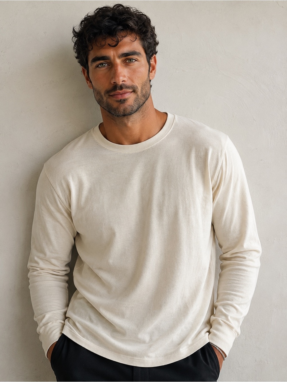 Zegna Cashseta Men’s Cashmere Silk Crewneck Sweater – Made in Italy 52 R